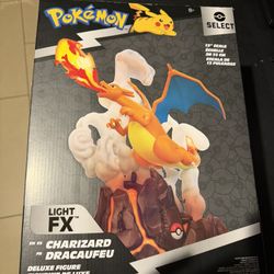 Jazwares Pokémon Charizard LIGHT FX Statue Comes With Light Up Function - NEW