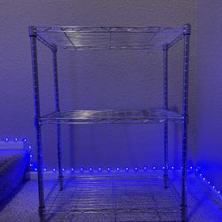 Metal Wire Shelving Rack – 3 Tier (Great Condition)