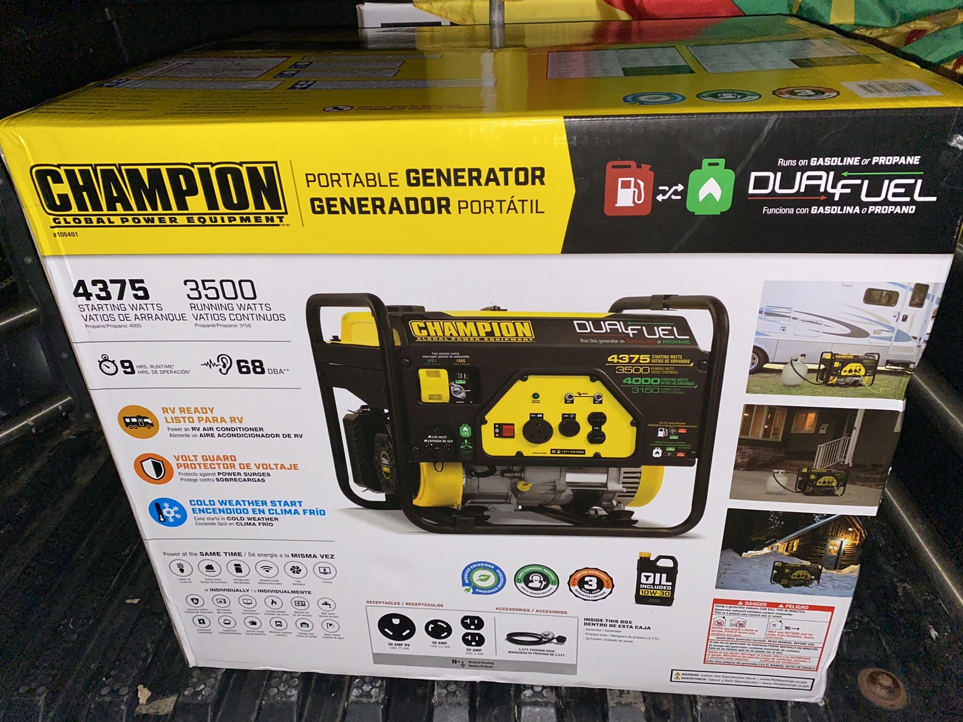 Dual Fuel Generator