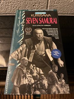 Seven Samurai VHS Akira Kurosawa Full-Length Version
