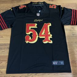 San Francisco 49ers 2025 Rivalries Fred Warner 100% stitched jerseys