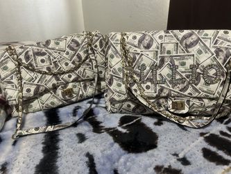 Money Printed Purses A Set 