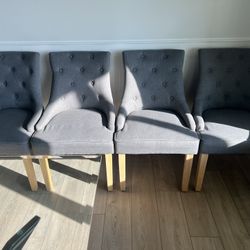 Grey Dining Room Chairs 