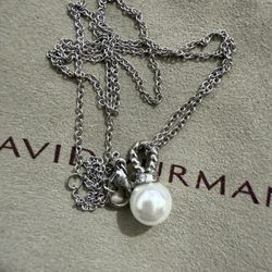 David Yurman Pearl Pendant Necklace