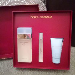 Dolce & Gabbana 3 Piece Women's "Light Blue" Perfume Set