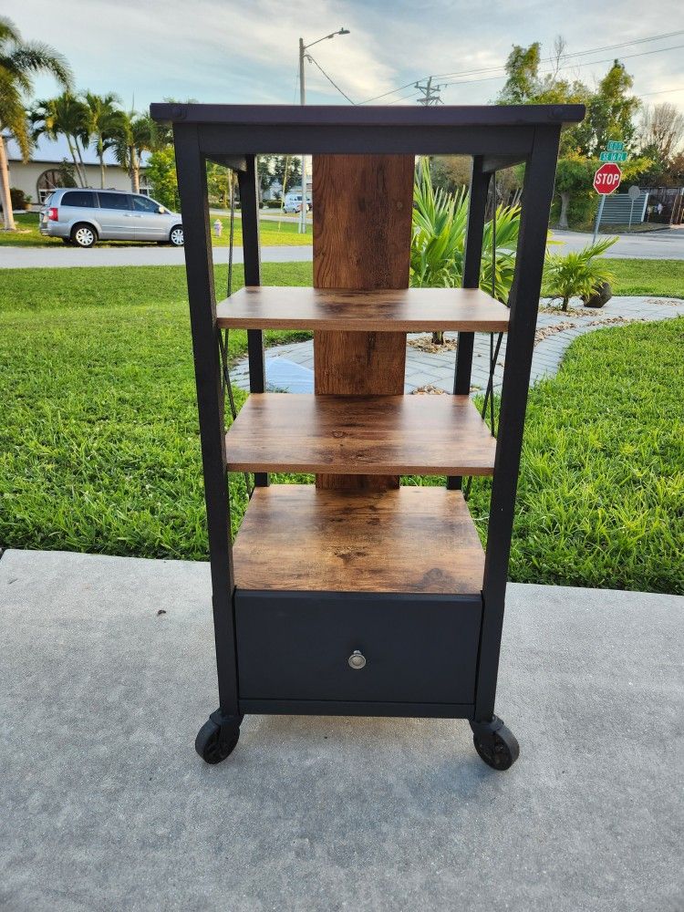 Iron/wood Utility Cabinet 