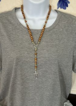 Handmade Rosary Made With Paracord By Me Paracord, Beads (Bin #3)