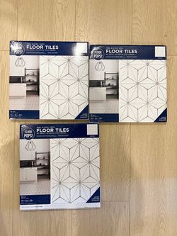Luxury peel and stick vinyl tiles 3 boxes