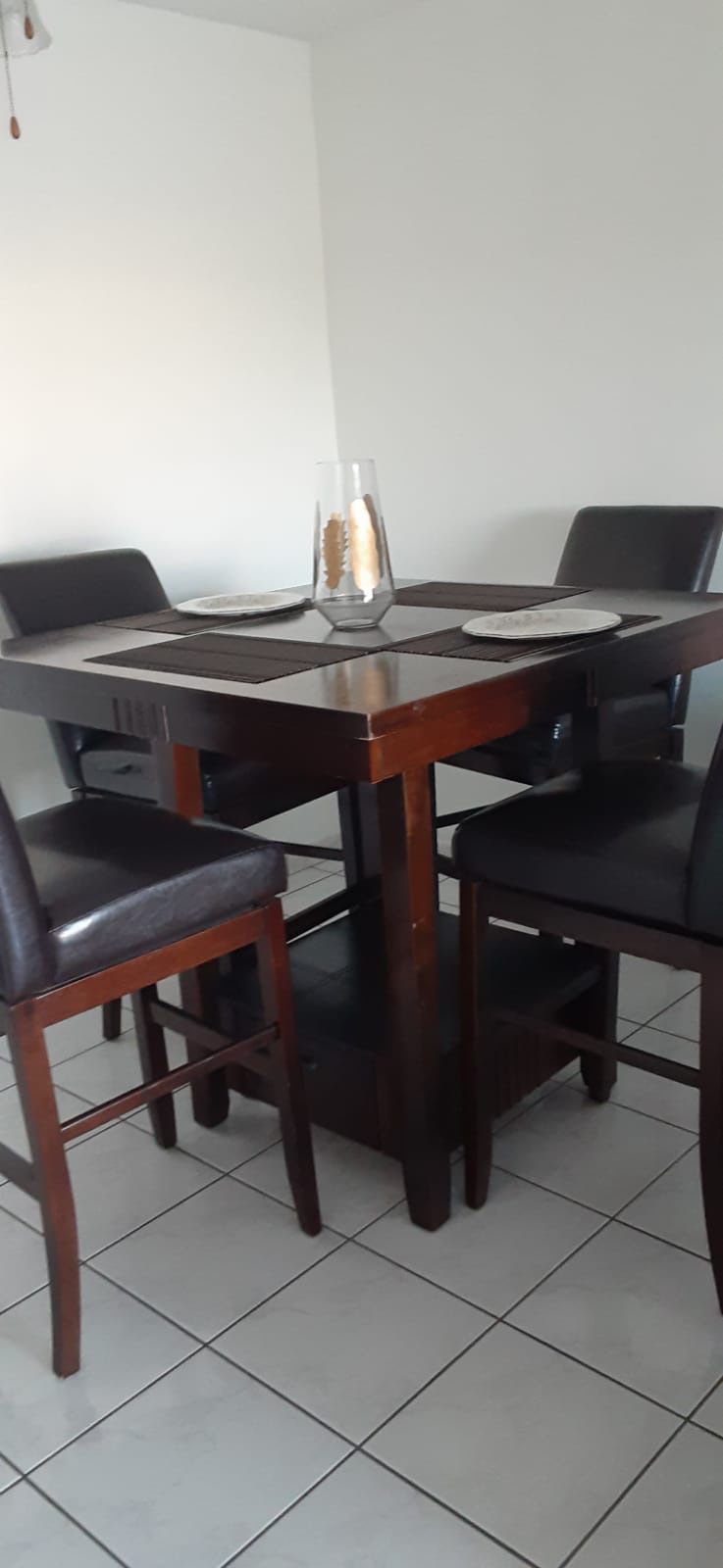 Wood Dining Table and 4 chairs for sale