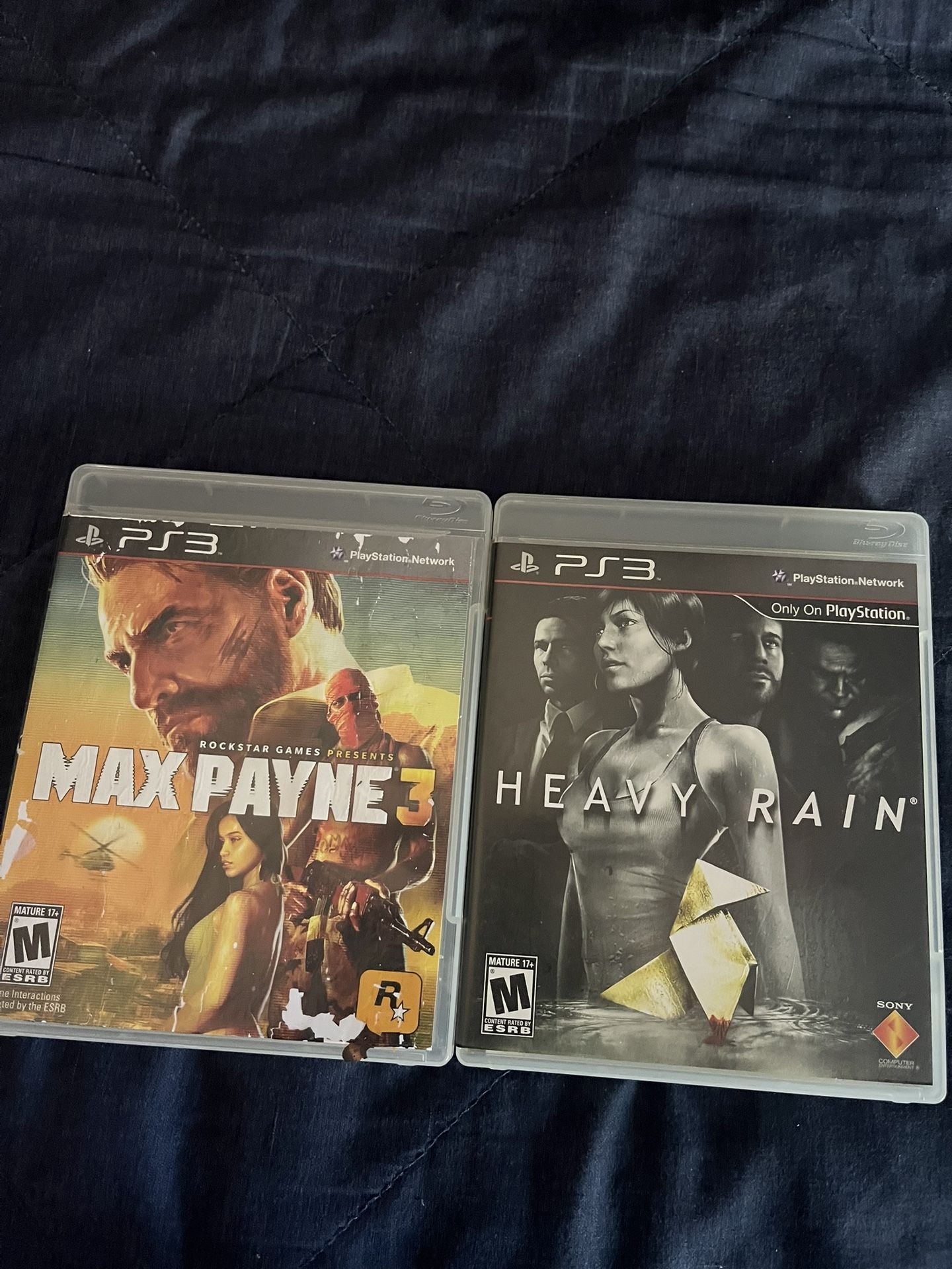 PS3 Max Payne 3 & Heavy Rain