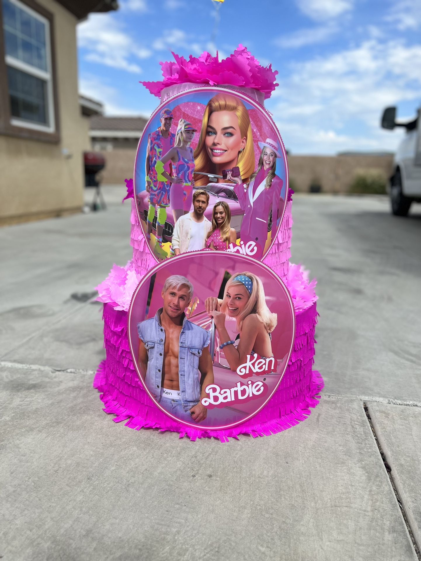 Barbie Pinata With Balls