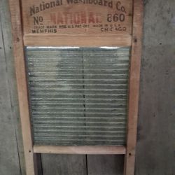 VINTAGE  NATIONAL  CHICAGO WASH BOARD #860