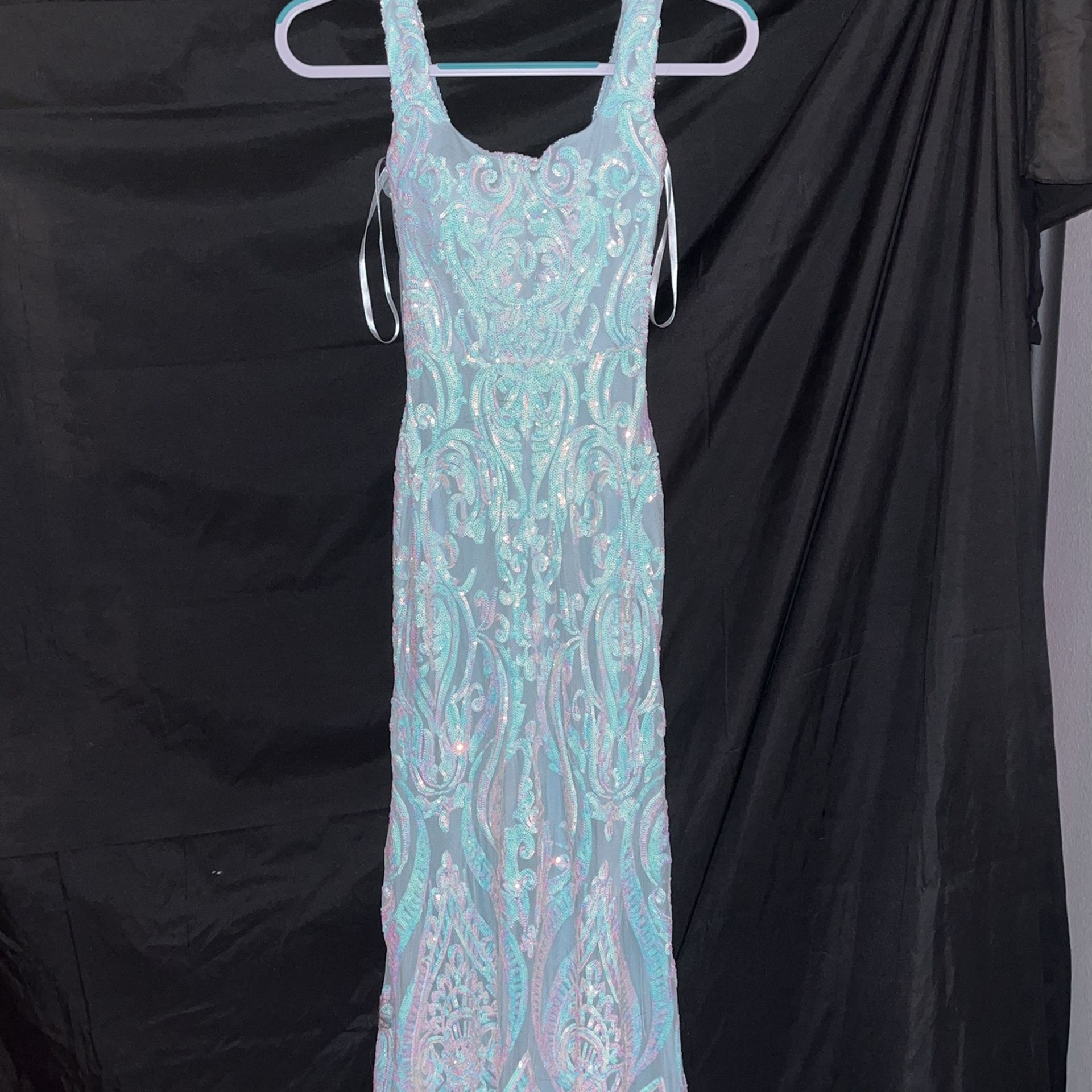 Light Blue Prom Dress