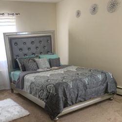 Queen Size Bed Frame and Dresser