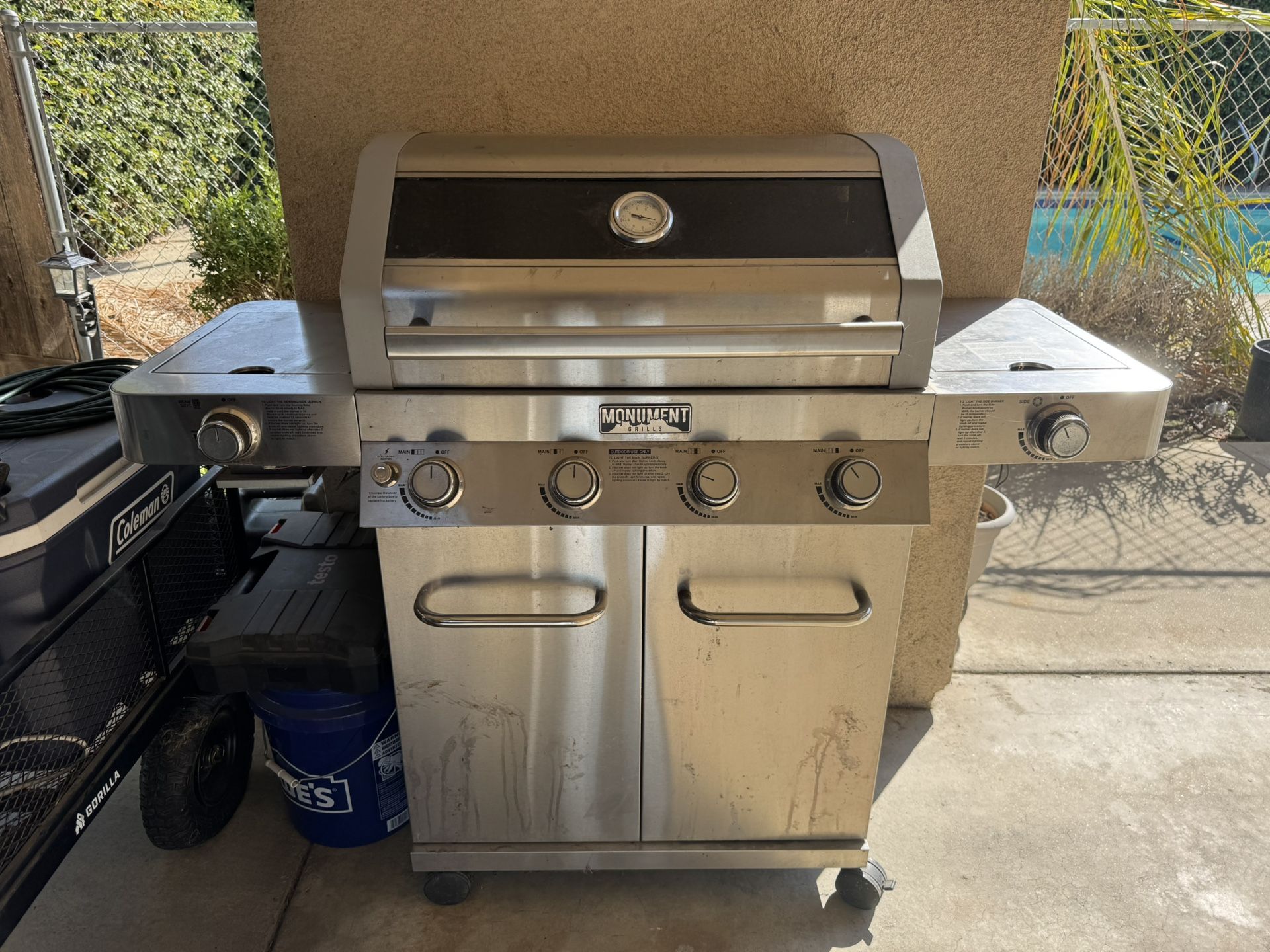 Monument 4-Burner Propane Grill
