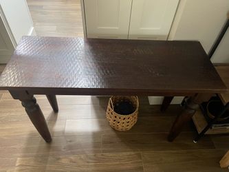 Wooden sofa table