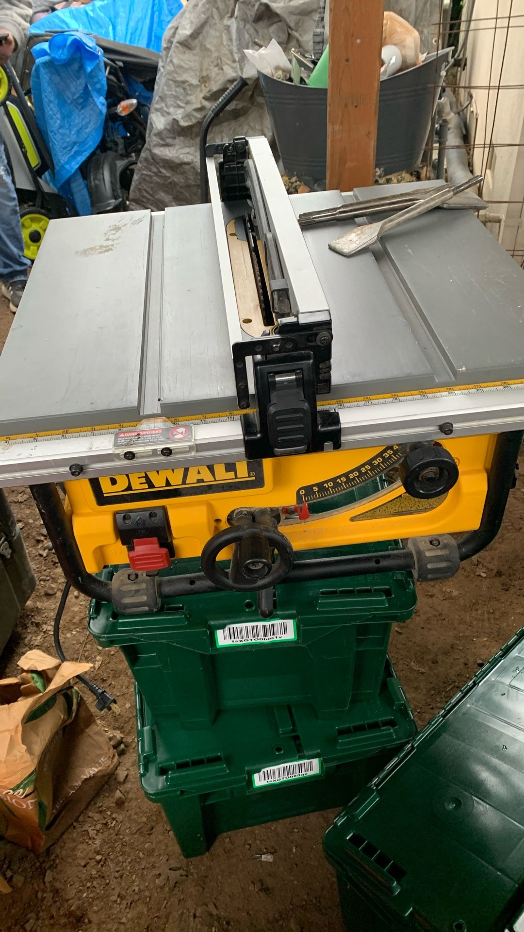 DeWalt table saw like new