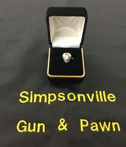 Platinum ring approximately 1cttw
