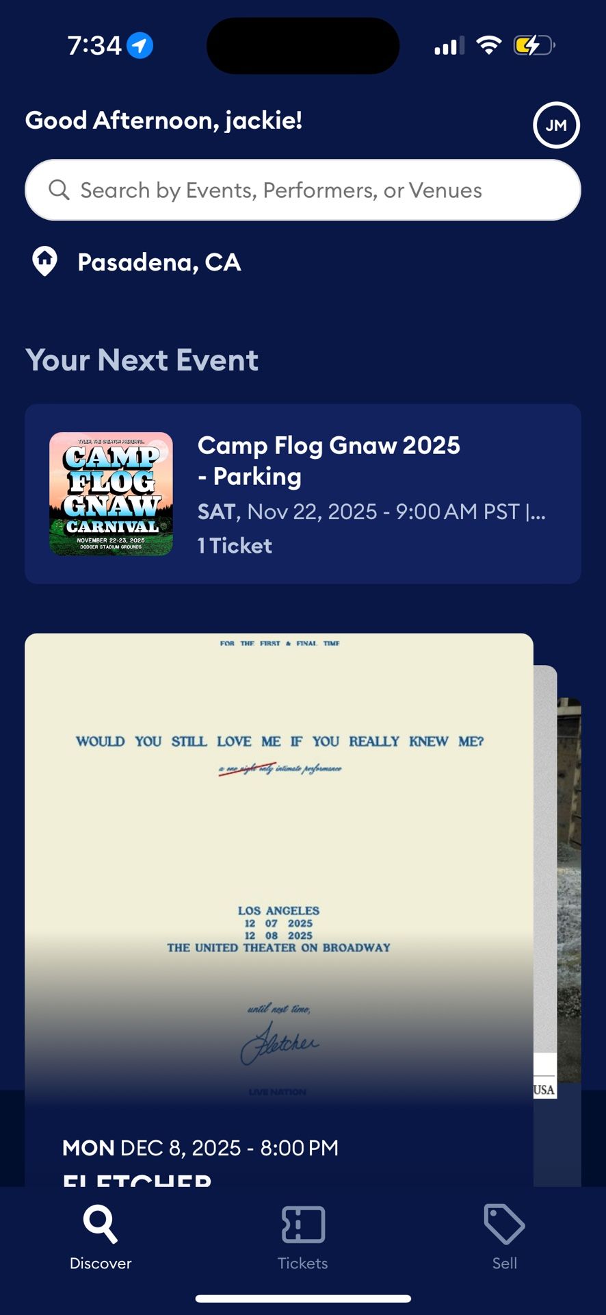 Flognaw parking pass