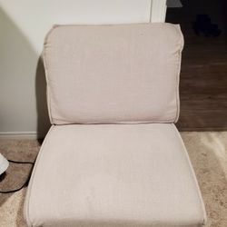 Two Custom Cushioned Chairs
