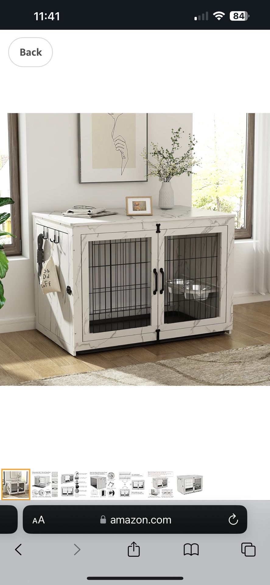 Piskyet Wooden Dog Crate Furniture