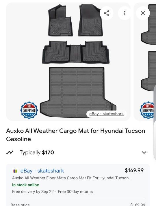 Weather Cargo Mat for Hyundai Tucson