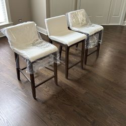 3 New Cabinet Stools