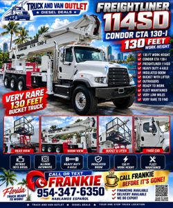 Freightliner 114SD Condor CTA 130-I Bucket Truck