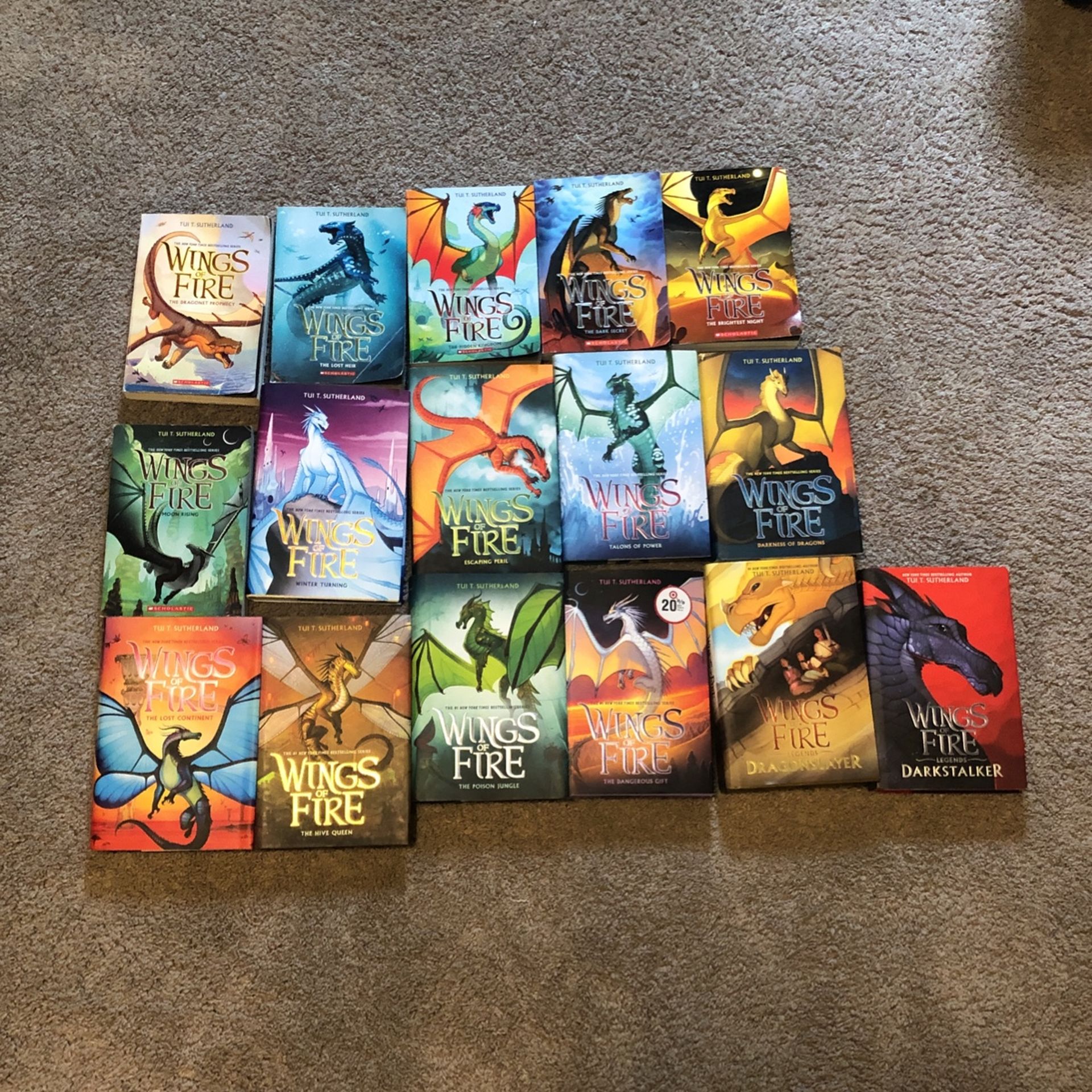 Wings Of Fire 1-14 (the Last 2 Are Not Part Of The Series Just Extras)