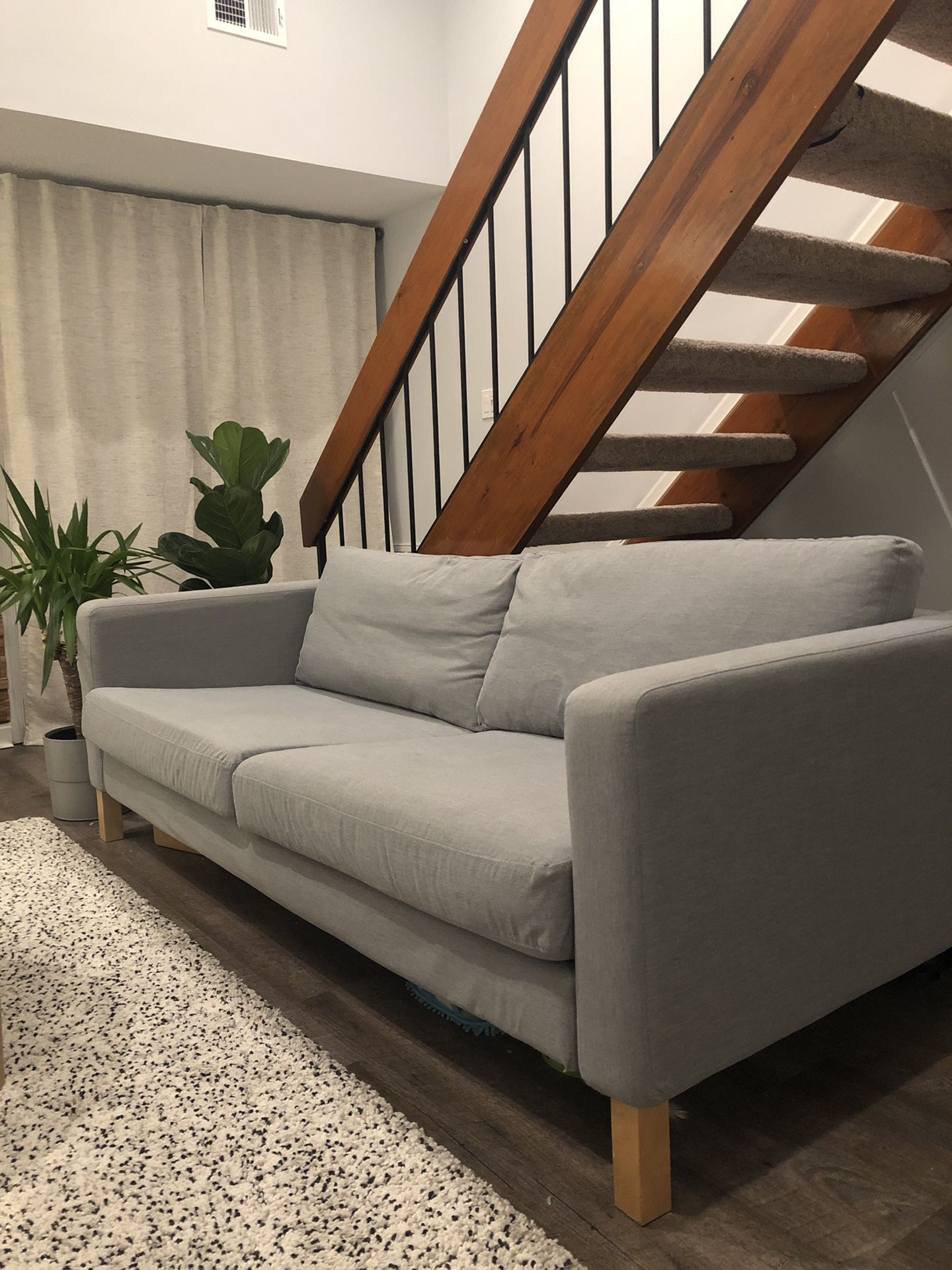 IKEA Karlstad couch grey