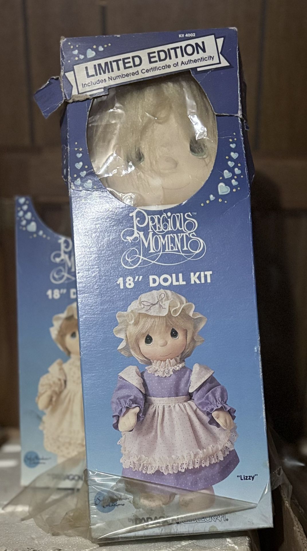 Precious Moments 18 Inch Doll Kit Limited Edition includes numbered certificate of authenticity
