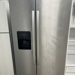 Amana Stainless Side By Side Fridge 