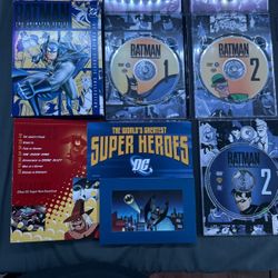 The Batman Animated TV Show Vol 1-4 (MISSING 2 DISCS‼️‼️)