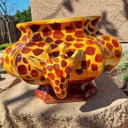 Giraffe Ceramic Planter Pot