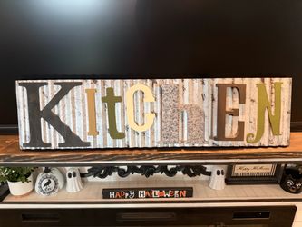Farmhouse extra large kitchen sign