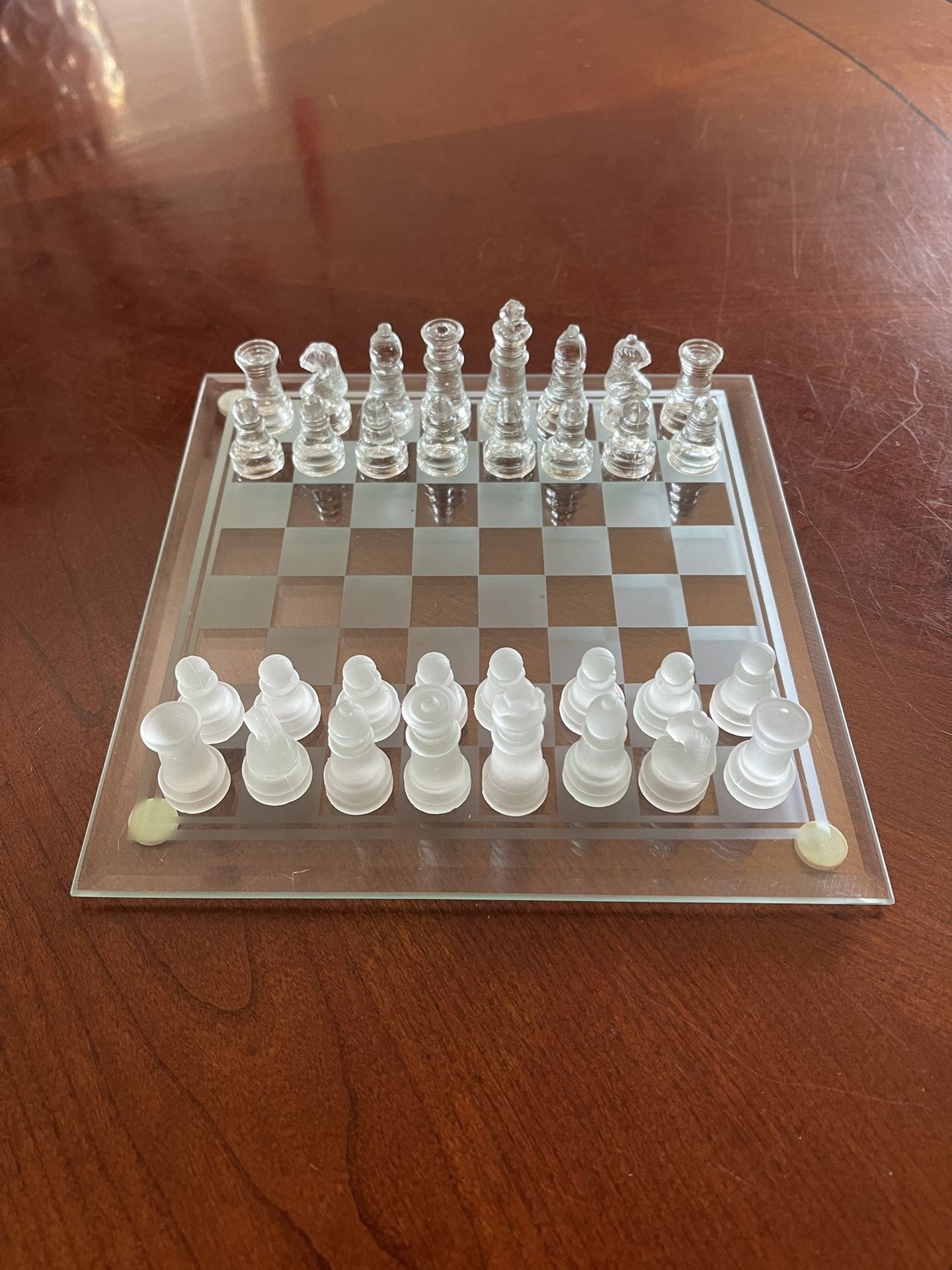 Glass Chess Set