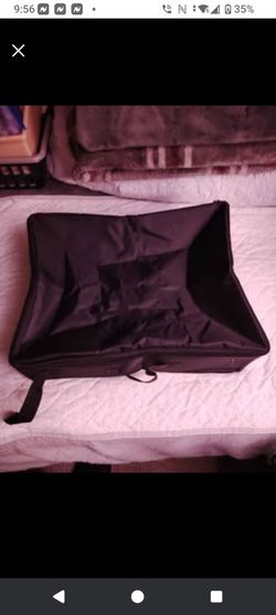 Black Collapsible Storage Bag Organizer