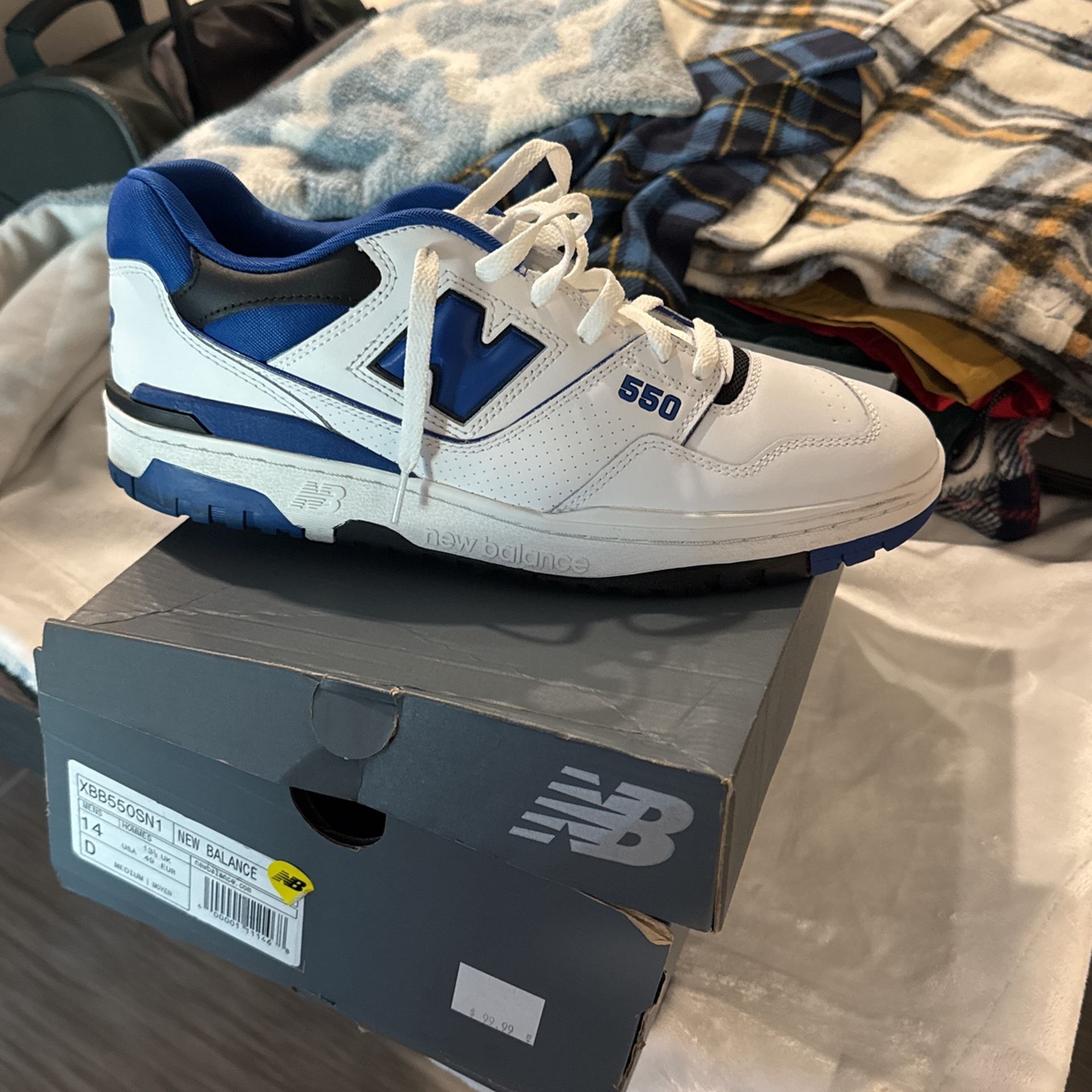 Brand New New Balance 550 'White Team Royal'