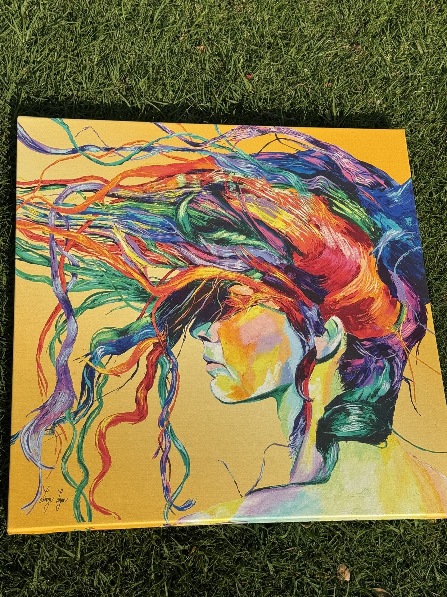 Beautiful Print On Canvas Painting 24x24