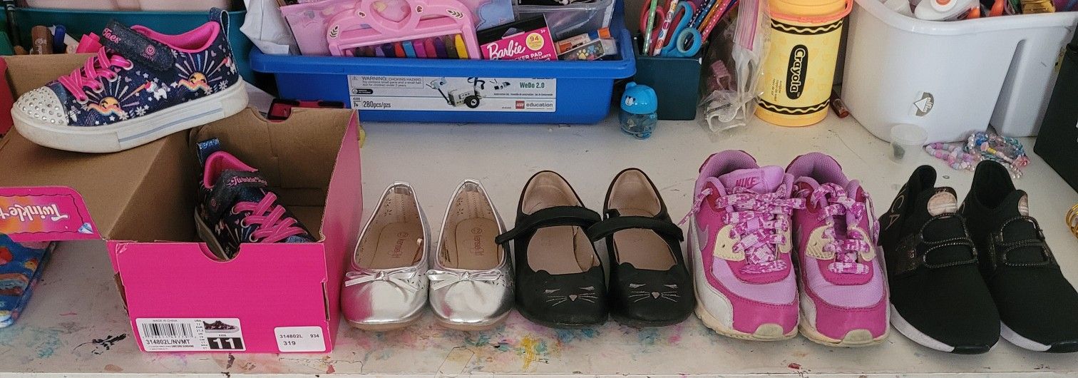 Girls Shoes Size 11 to 1