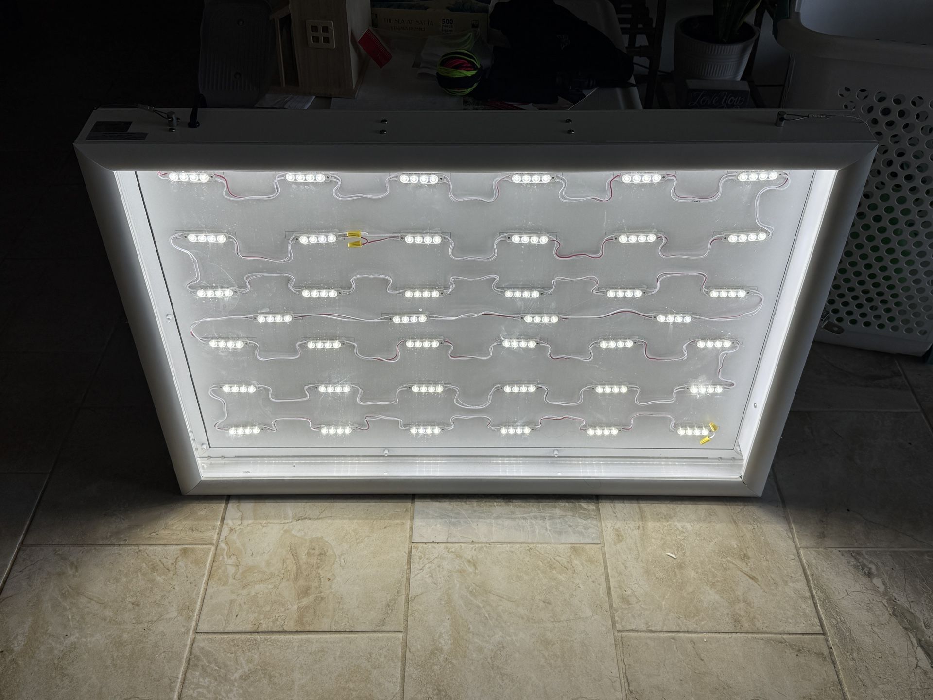 Single Sided Internally Lit Hanging Sign