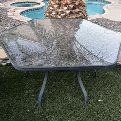 Hexagon Glass Table