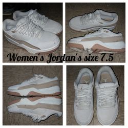 Jordan's women size 7.5