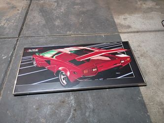 Alpine Electronics Lamborghini Countach Poster 