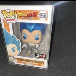 Funko Pop Dragon Ball Z Super Saiyan God Super Saiyan SSGSS Vegeta Metallic GameStop Exclusive