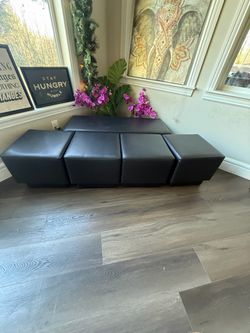 Leather Cube Seating – Great for Any Business!