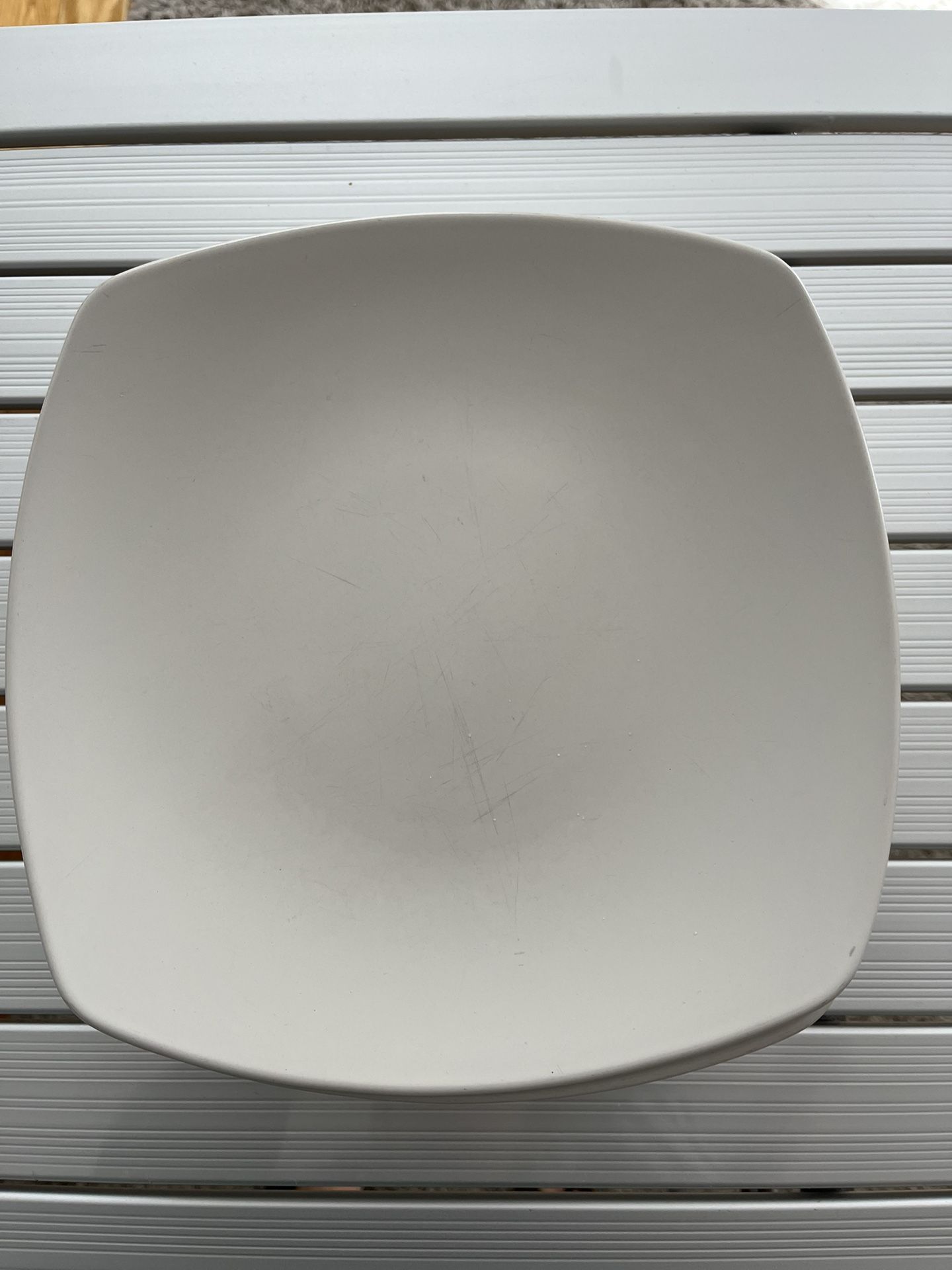 Set Of Four Plates - White 
