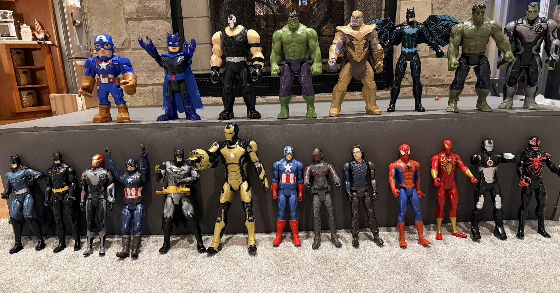 Large Action Figure Lot (21)