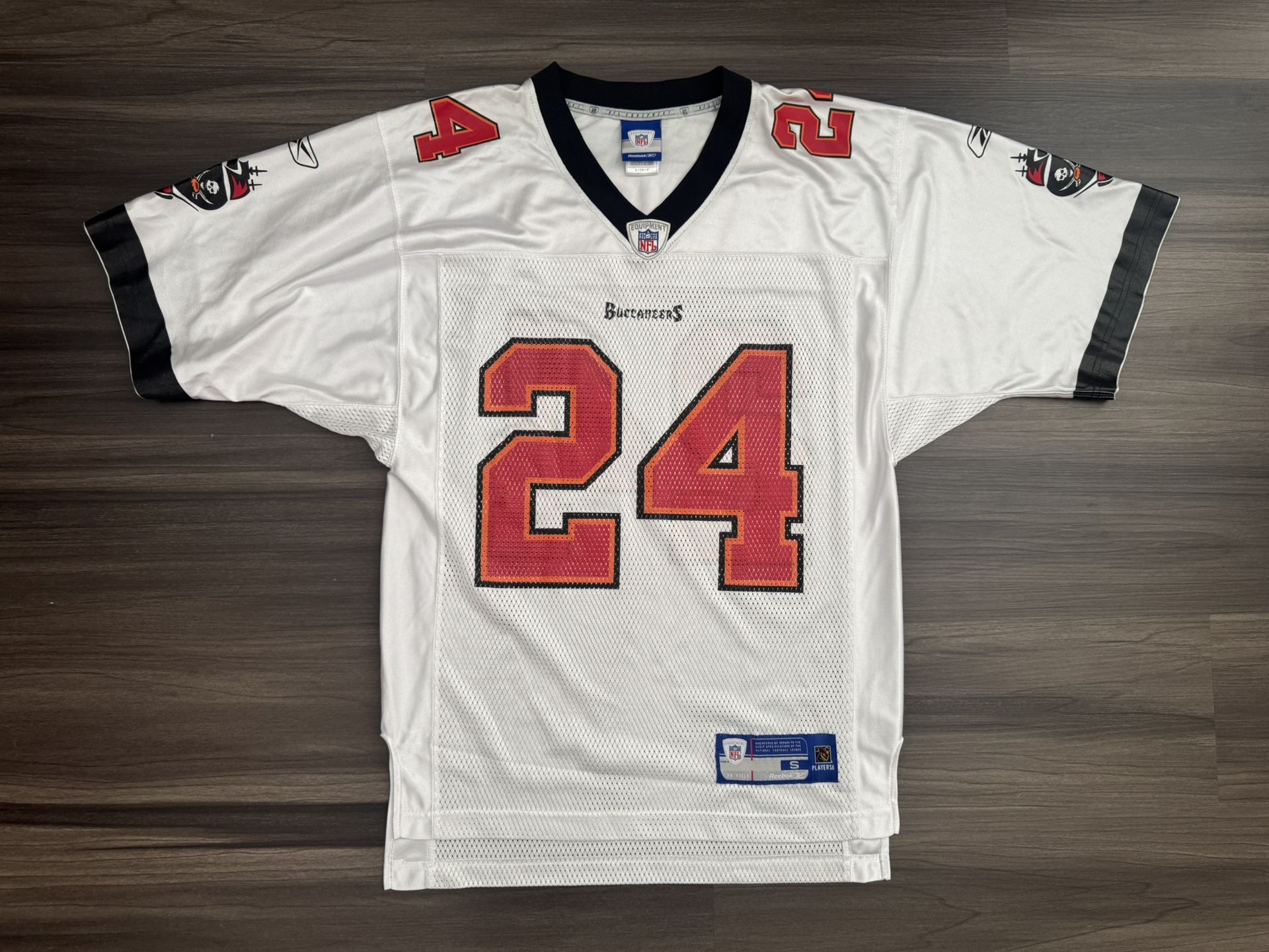 Reebok Tampa Bay Buccaneers Cadillac Williams #24 On Field Away Jersey Men’s Small