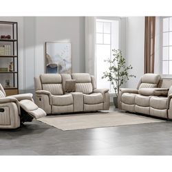 BRAND NEW 2 PC  RECLINING SOFA AND LOVE SEAT 